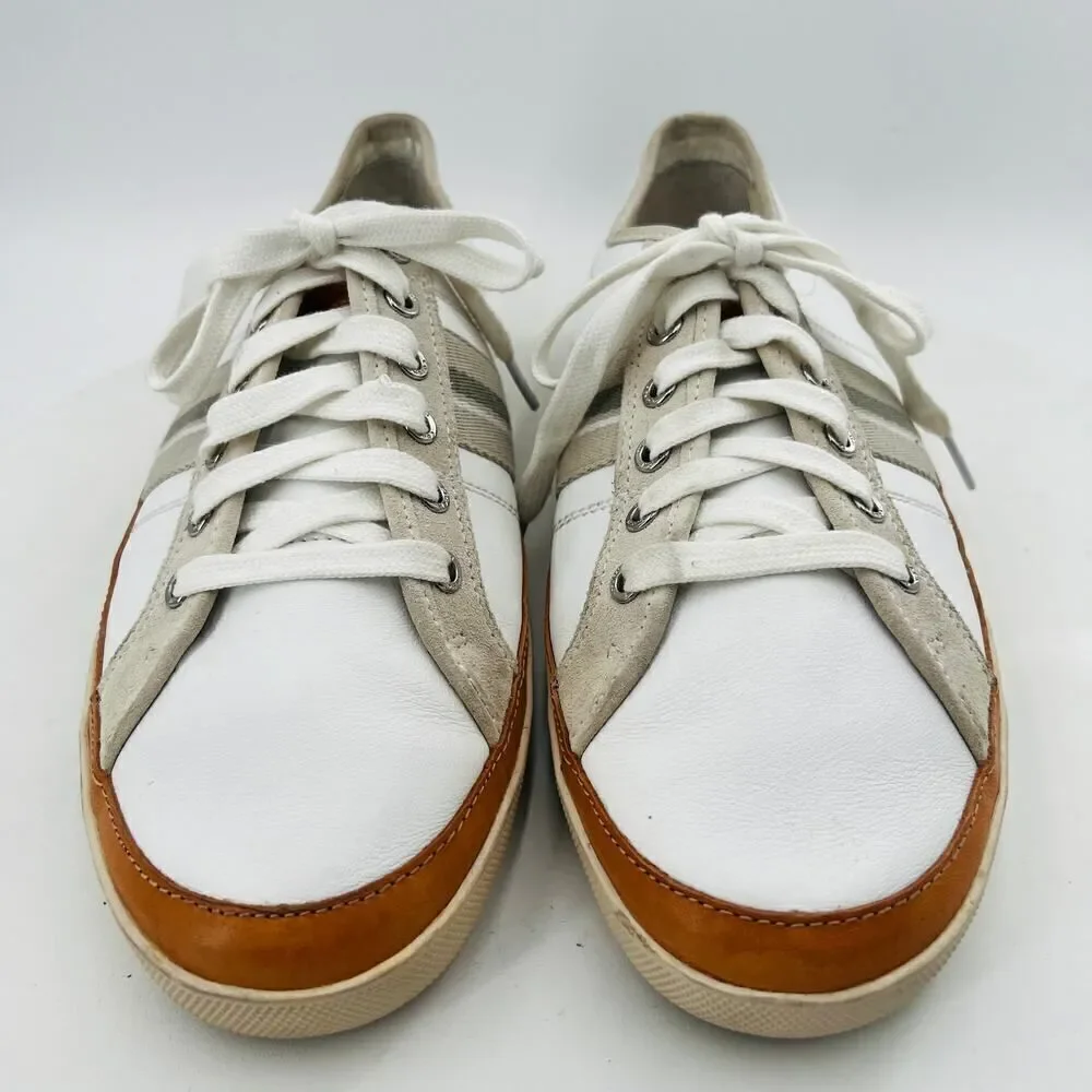 Coach Brad Women's Fashion Sneakers Lace Up White Leather Shoes Size 13M